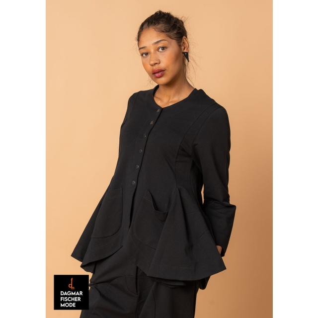 Baumwollblazer von KHEI in black