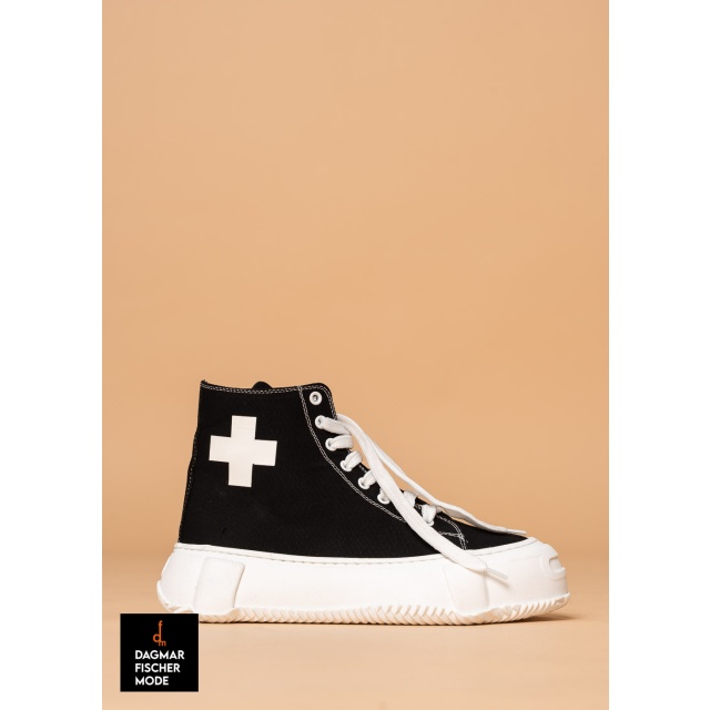 Hoher Sneaker von PLÜ in black