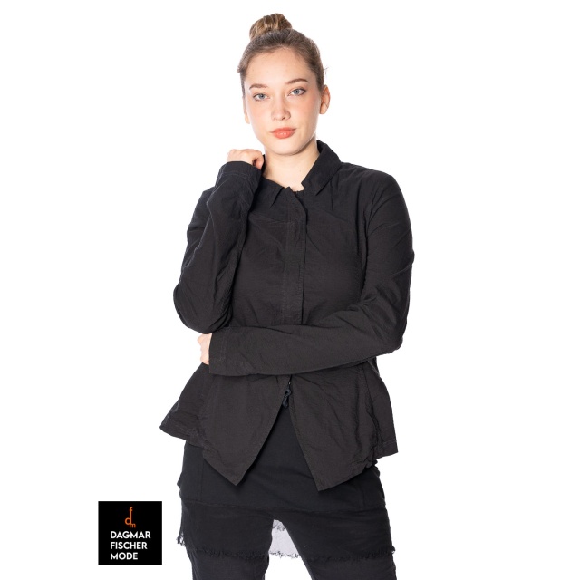 Waisted jacket by RUNDHOLZ DIP in black & royal