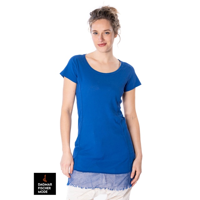 Langes Basic T-Shirt von RUNDHOLZ DIP in royal