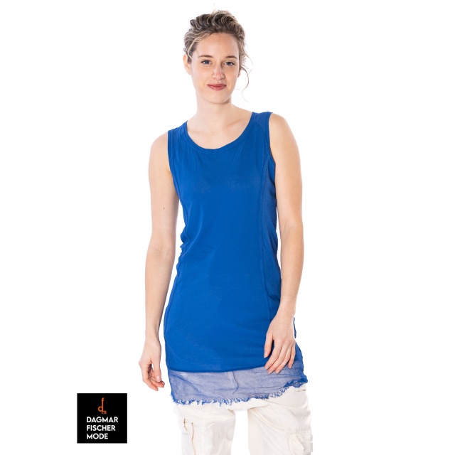 Langes Basic Top von RUNDHOLZ DIP in royal