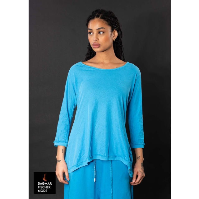 Shirt with ¾ sleeves by RUNDHOLZ BLACK LABEL in malibu