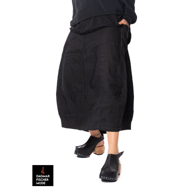 Elastischer Sommerrock von RUNDHOLZ BLACK LABEL in black, grey & offwhite