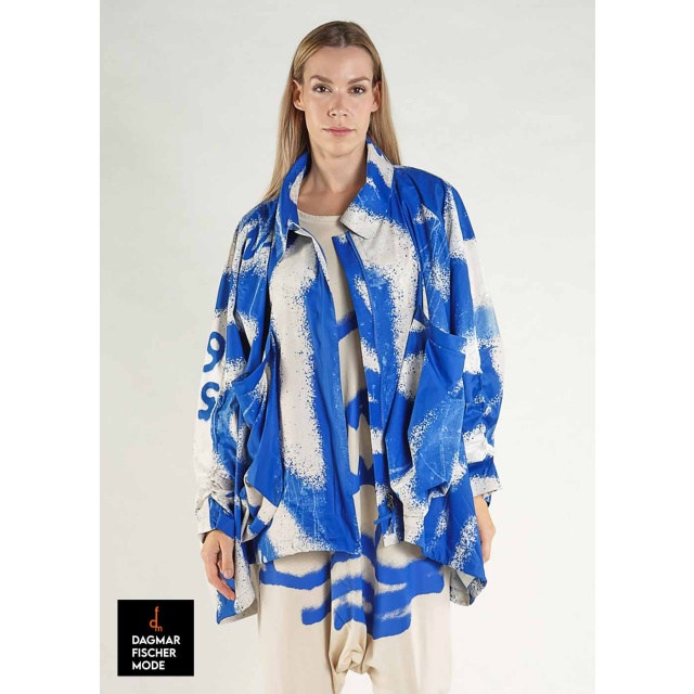 Regenfeste Onesize Jacke von RUNDHOLZ in Prints der Saison