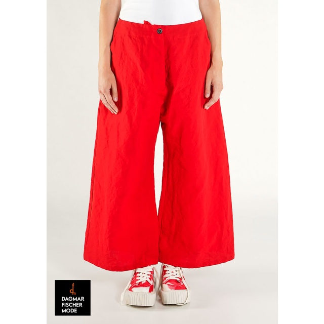 Weite Hose von RUNDHOLZ in black, elctric & ketchup