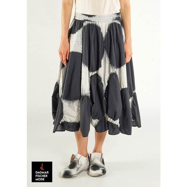 Sommerrock mit Punkten von RUNDHOLZ in black print & electric print