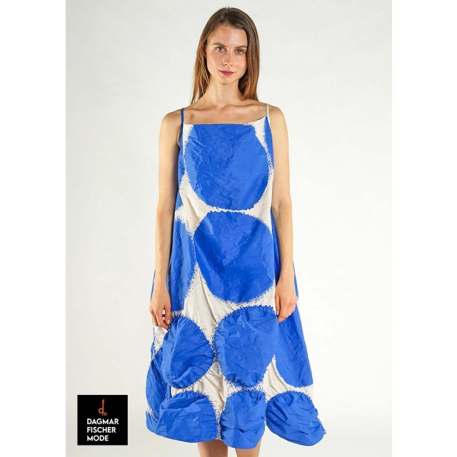 Kleid mit Punkten von RUNDHOLZ in black print & electric print