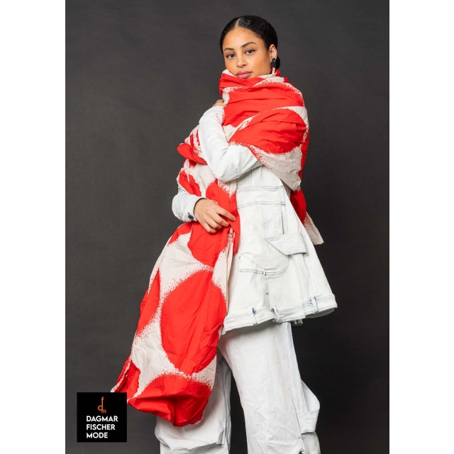 Schal mit Punkten von RUNDHOLZ in black print & electric print