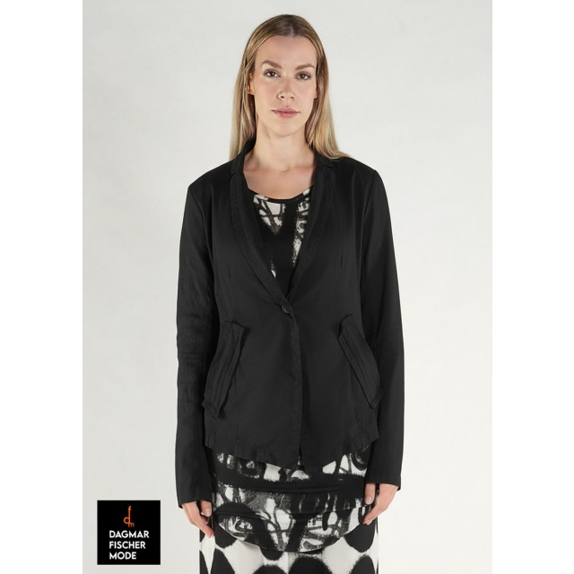 Elasticated jacket by RUNDHOLZ in black