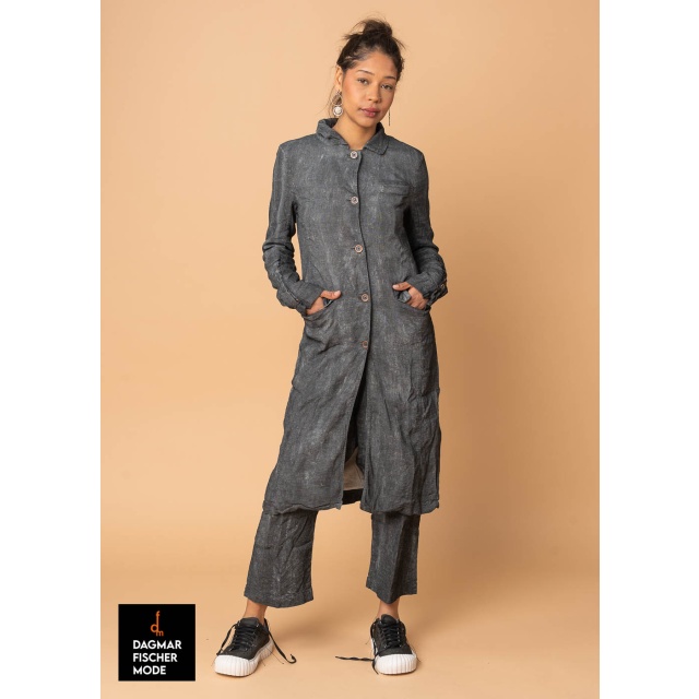 Ausgefallener Mantel von RUNDHOLZ DIP in black fog