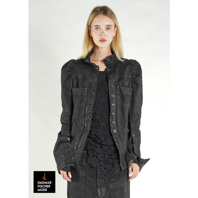 Taillierte Jeansjacke von RUNDHOLZ DIP in sky fog