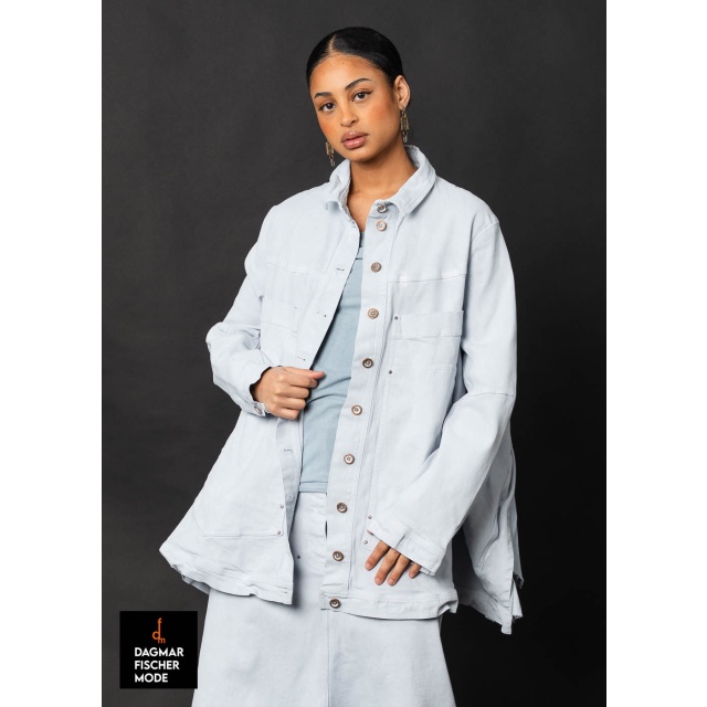 Oversize Kurzmantel von RUNDHOLZ DIP in sky fog