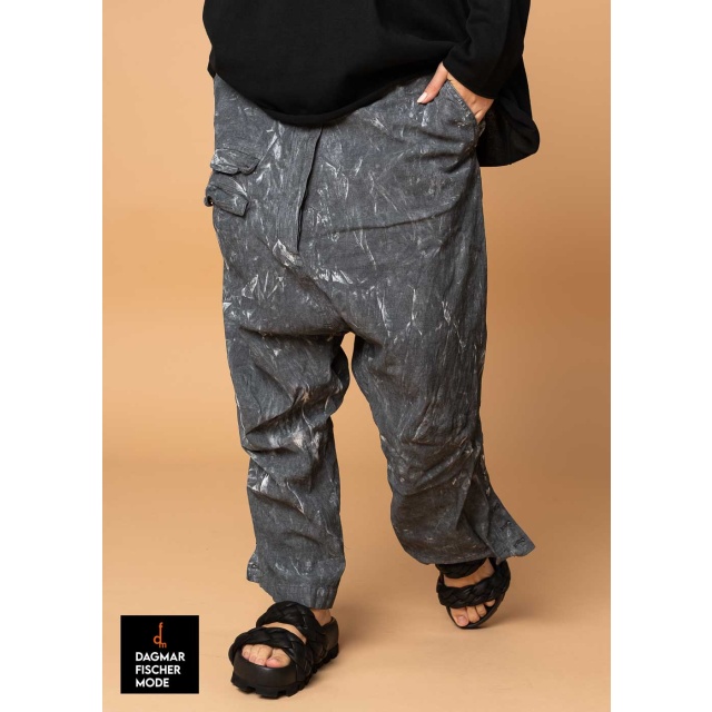 3/4 lange-Hose von RUNDHOLZ DIP in black fog