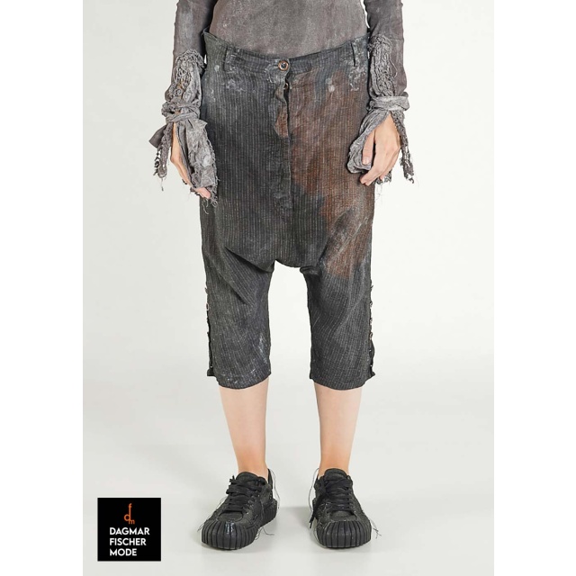 Tiefschritthose von RUNDHOLZ DIP in black fog