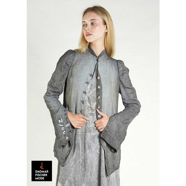  Jacke im Nadelstreifen-Design von RUNDHOLZ DIP in black fog