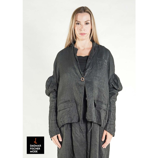 Weite Oversize Jacke von RUNDHOLZ DIP in black fog