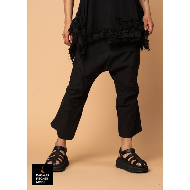 Basic trousers by RUNDHOLZ DIP in black gloss