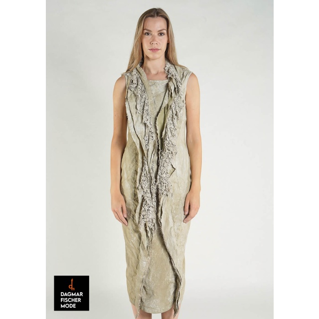 Tailliertes Kleid von RUNDHOLZ DIP in black gloss