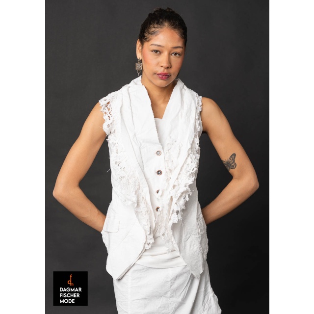 Vest by RUNDHOLZ DIP in seaweed fog and seafoam fog
