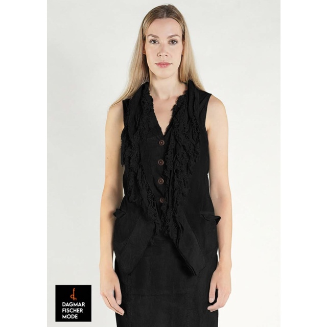 Weste von RUNDHOLZ DIP in black gloss