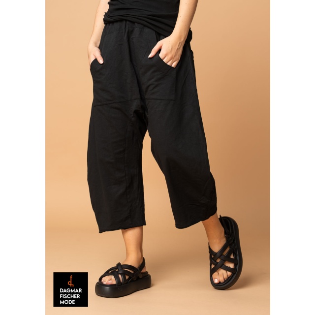 Tiefschritthose mit Gesäßtaschen von RUNDHOLZ DIP in black gloss
