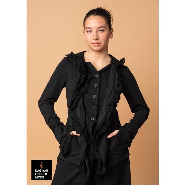 Kapuzenjacke von RUNDHOLZ DIP in black gloss
