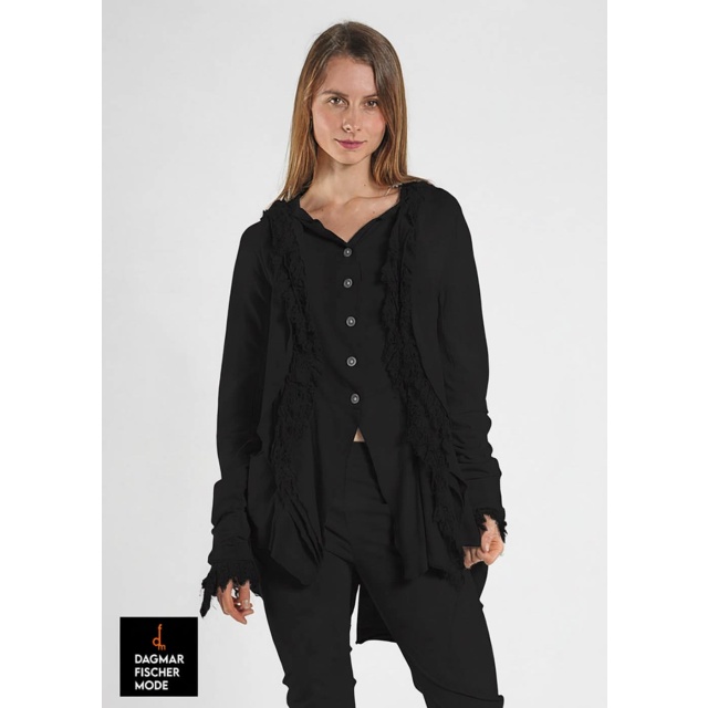 Kapuzenjacke von RUNDHOLZ DIP in black gloss