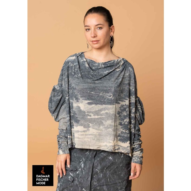 Oversize Shirt von RUNDHOLZ DIP mit Allover Print