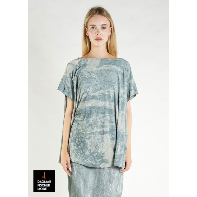 Oversize kurzarm-Shirt von RUNDHOLZ DIP mit Allover Print
