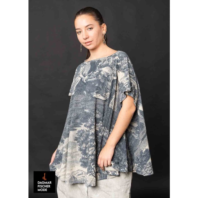 Oversize kurzarm-Shirt von RUNDHOLZ DIP mit Allover Print