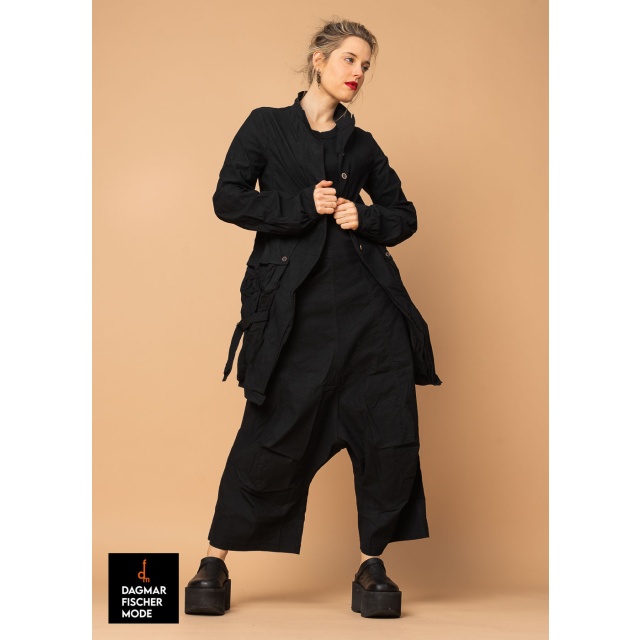 Hochelastischer taillierter Gehrock von RUNDHOLZ DIP in black gloss