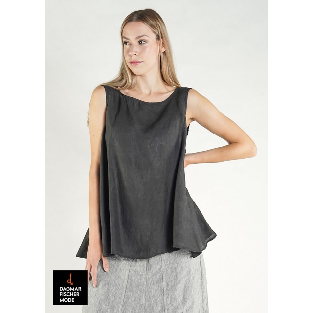 Ärmelloses Top von RUNDHOLZ DIP in black gloss