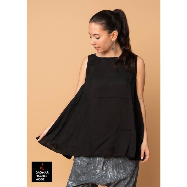 Ärmelloses Top von RUNDHOLZ DIP in black gloss