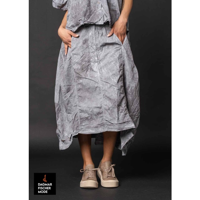 Bell skirt by RUNDHOLZ DIP in amber fog & seaweed fog