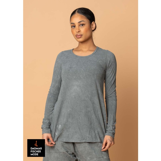 Long-sleeved shirt by RUNDHOLZ DIP in seaweed fog