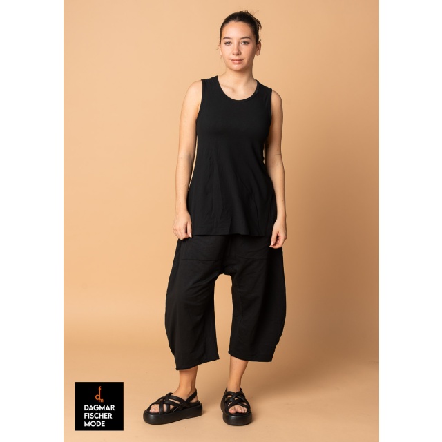 Sophisticated top by RUNDHOLZ DIP in black gloss