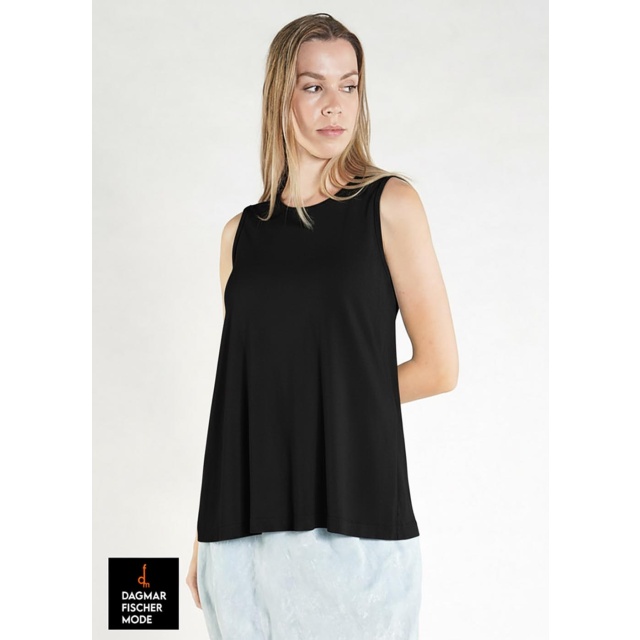 Sophisticated top by RUNDHOLZ DIP in black gloss