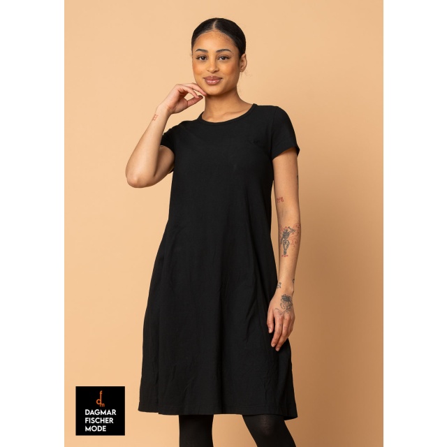 Tunic/short dress by RUNDHOLZ DIP in black gloss