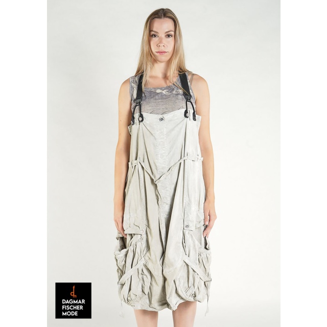 Bib skirt by RUNDHOLZ DIP in black gloss