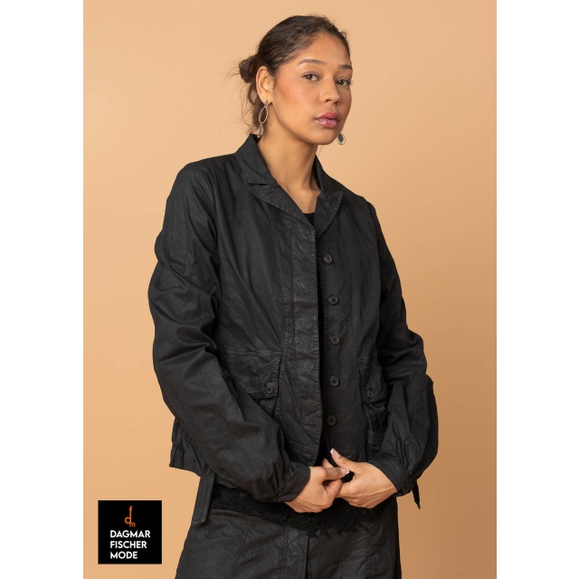 Langärmlige taillierte Jacke von RUNDHOLZ DIP in black gloss