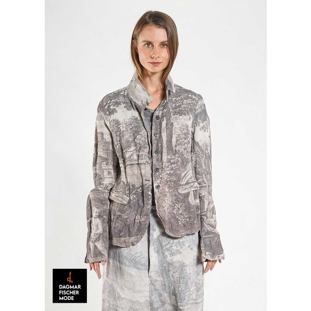 Blazer by RUNDHOLZ DIP with historical print in all-over print