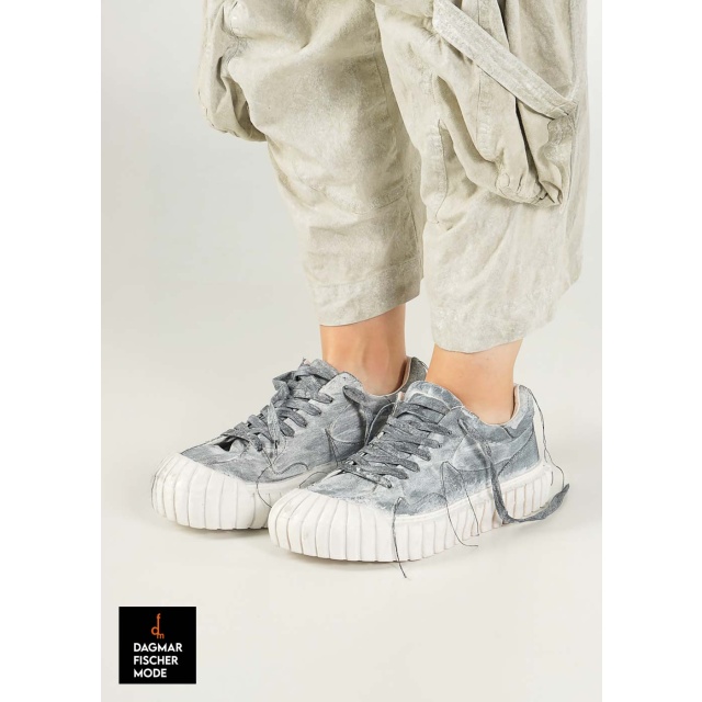 Summer sneakers by RUNDHOLZ DIP in black stripe