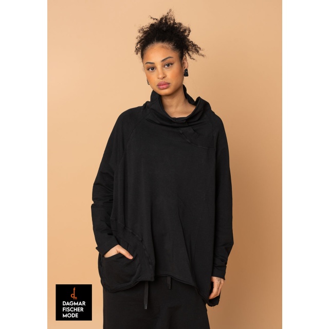 Auffallendes Oversize T-Shirt von RUNDHOLZ BLACK LABEL in black, grass & salina