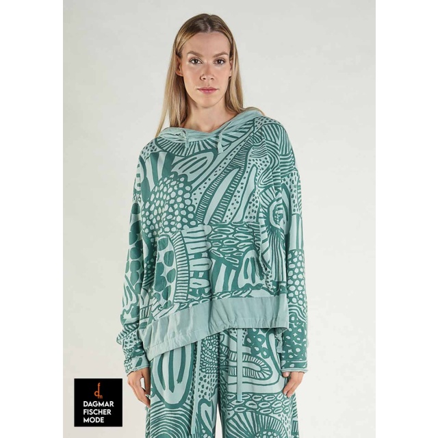 Sweatshirt von RUNDHOLZ BLACK LABEL in tree print