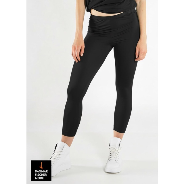 Leggings by RUNDHOLZ BLACK LABEL in black, grass & mint