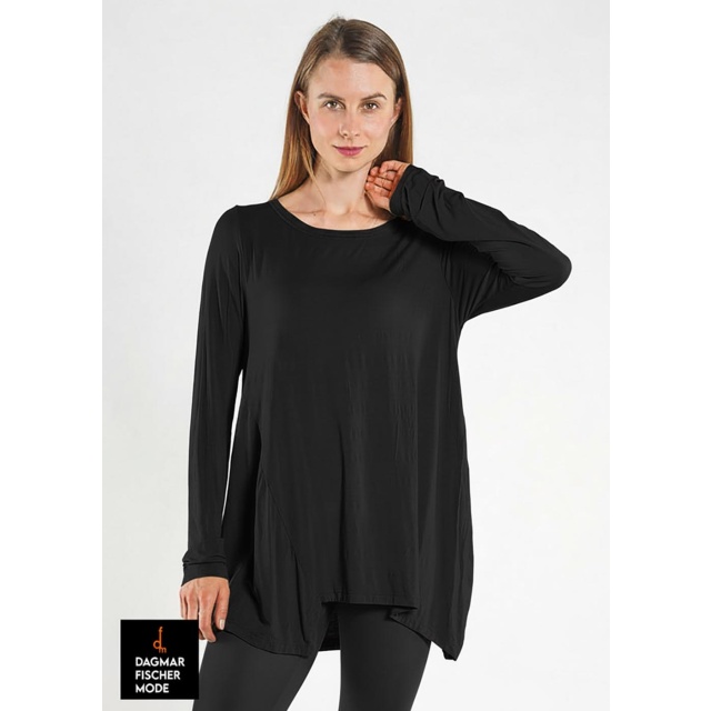 Legeres Shirt von RUNDHOLZ BLACK LABEL in black, grass & mint