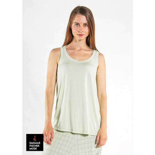 Top von RUNDHOLZ BLACK LABEL in black, grass & mint