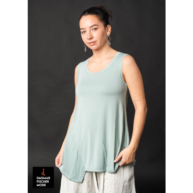 Flared top by RUNDHOLZ BLACK LABEL in grass & mint