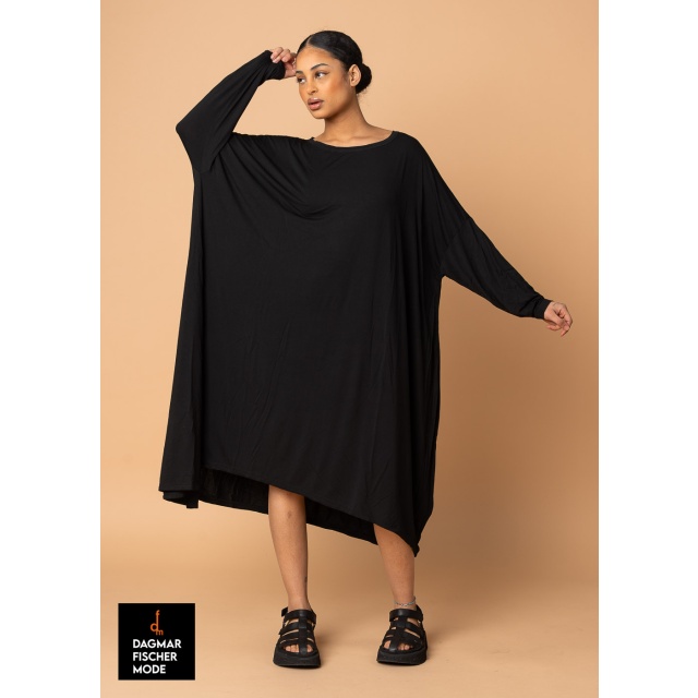 Kleid von RUNDHOLZ BLACK LABEL in black, grass & mint