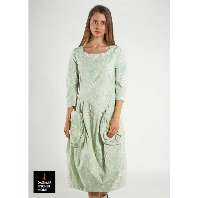 Elastisches Kleid von RUNDHOLZ BLACK LABEL in black print & black check